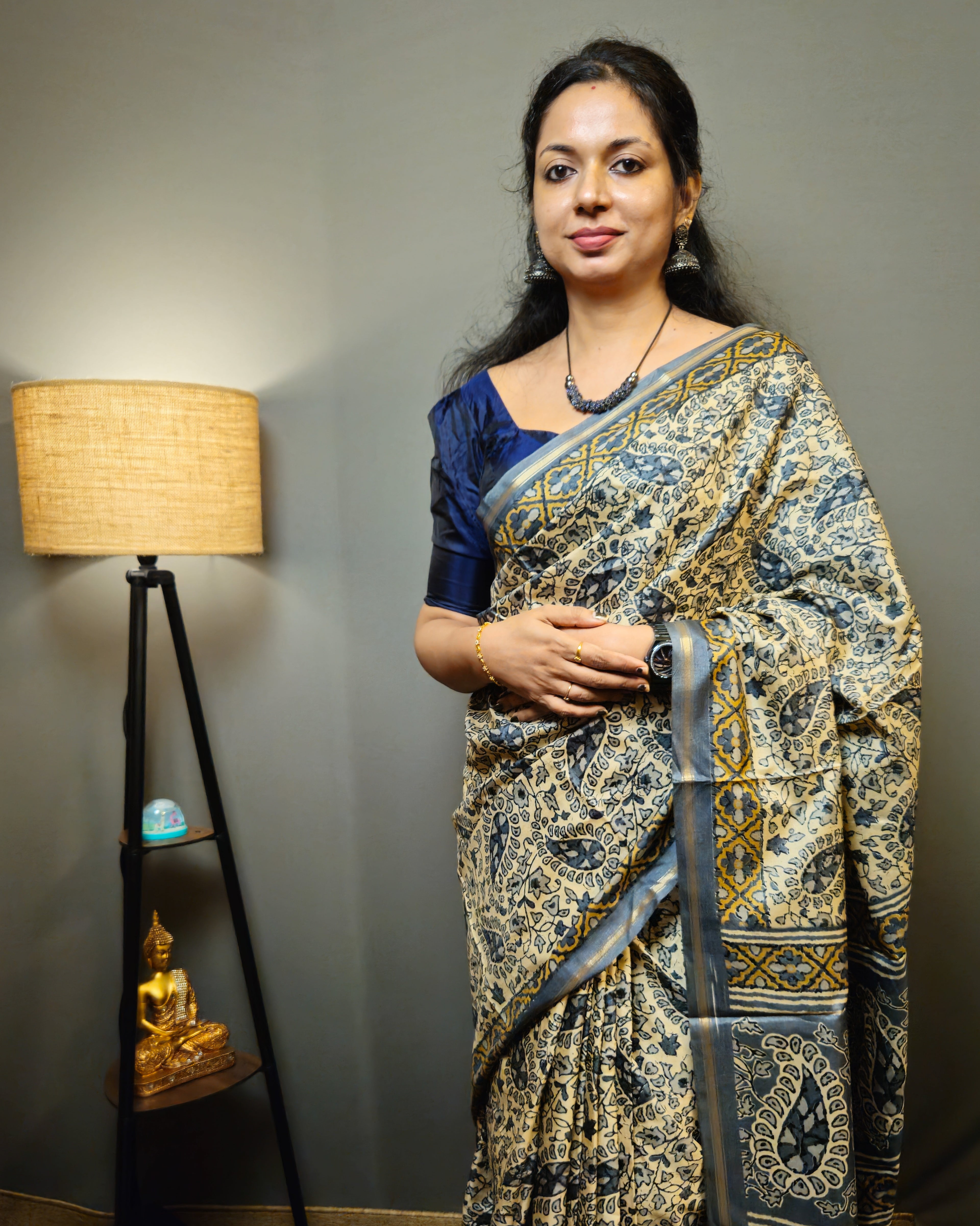 Semi Chanderi Saree -0011