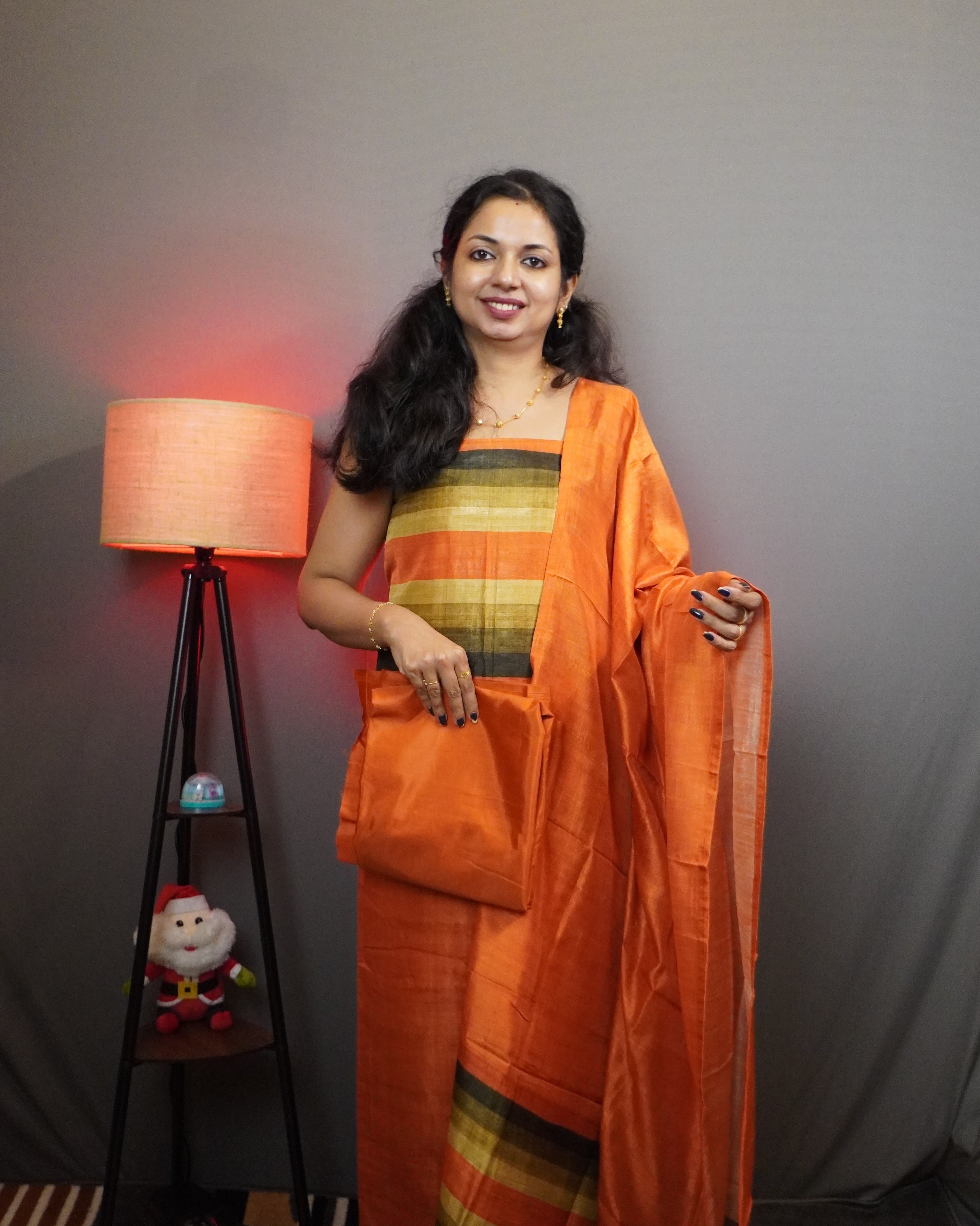 Semi Tussar Unstitched Salwar Set -0031