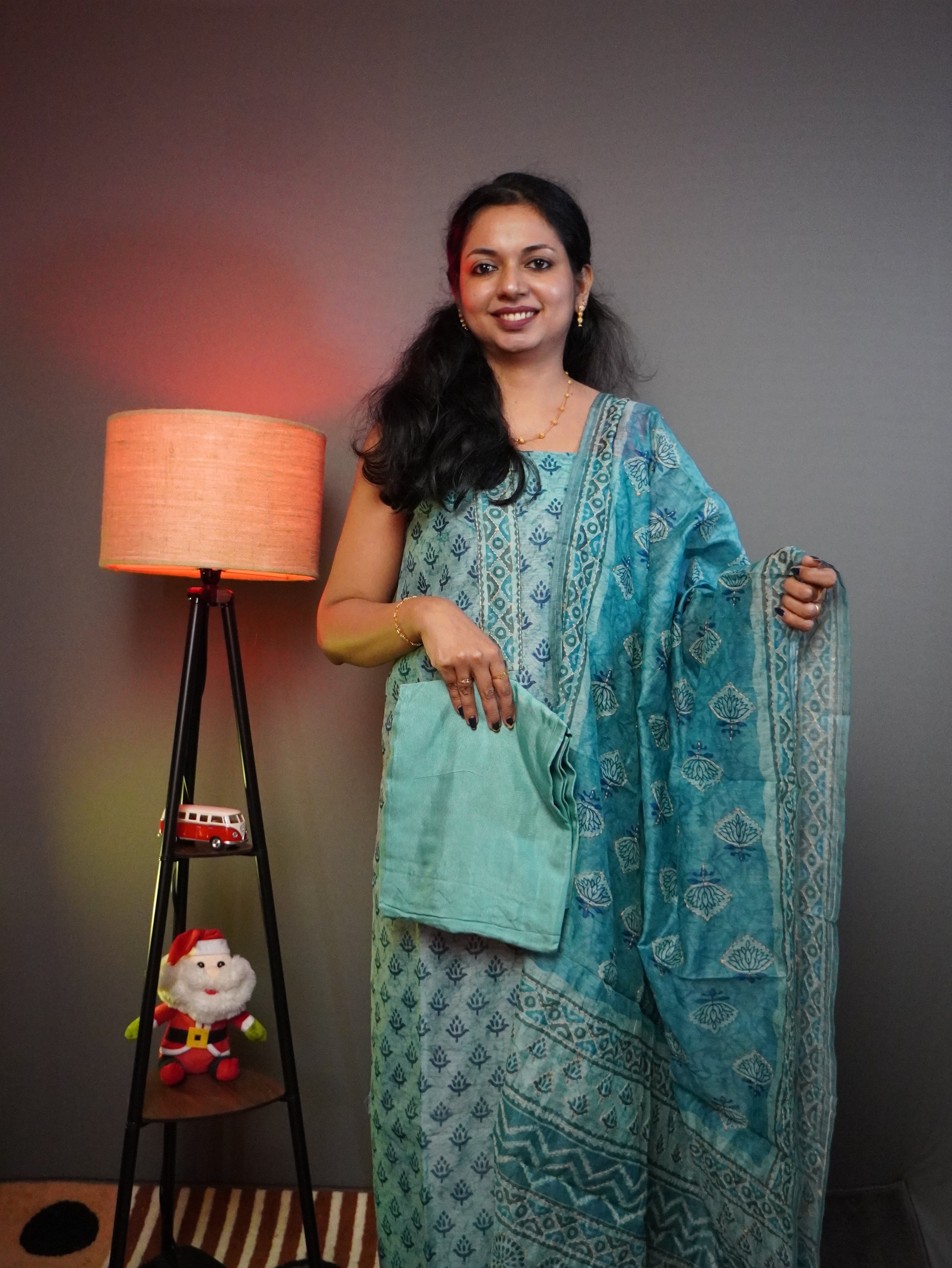 Pure Cotton Unstitched Salwar Set-0032