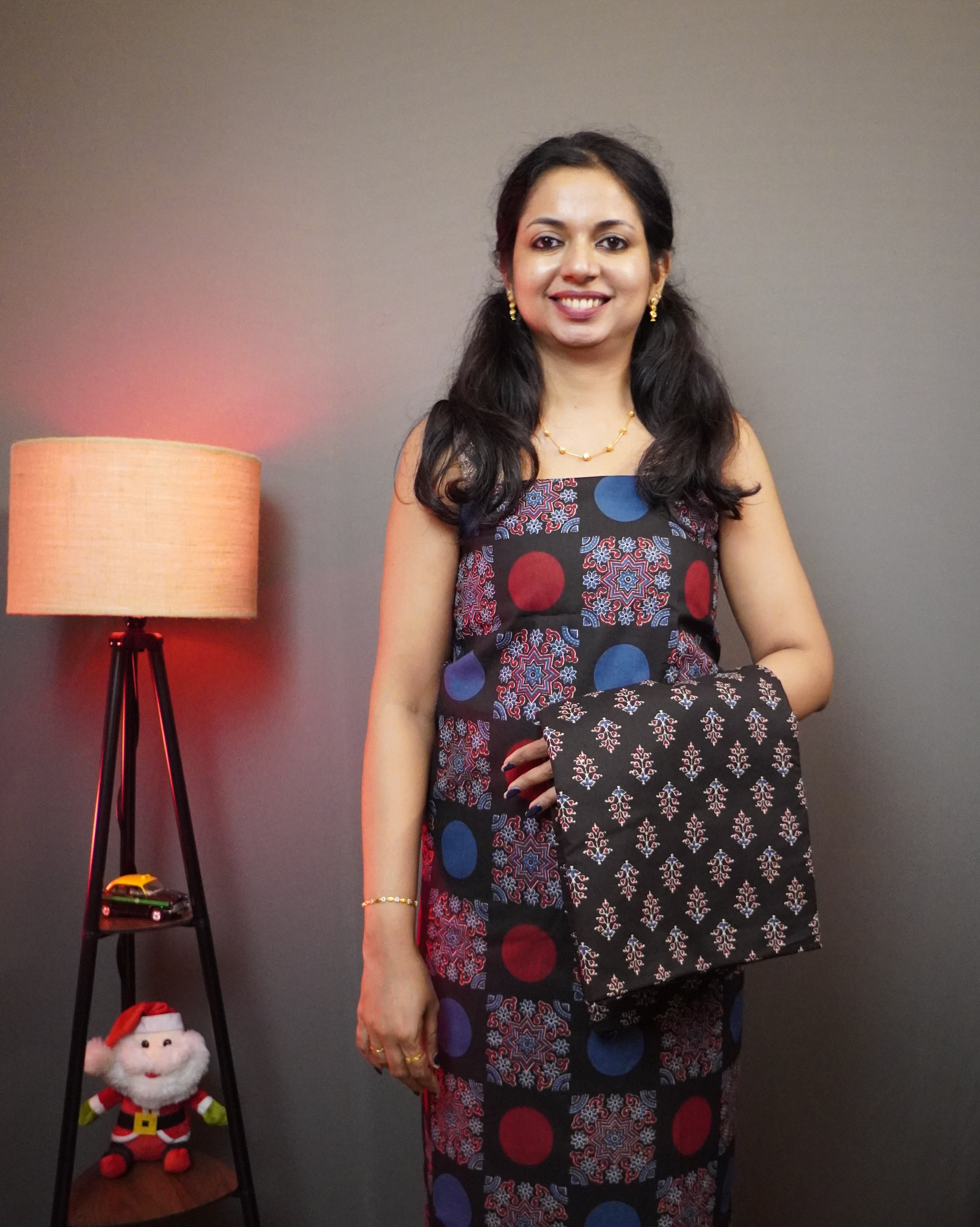 Cotton 2 Piece Unstitched Material- 0013