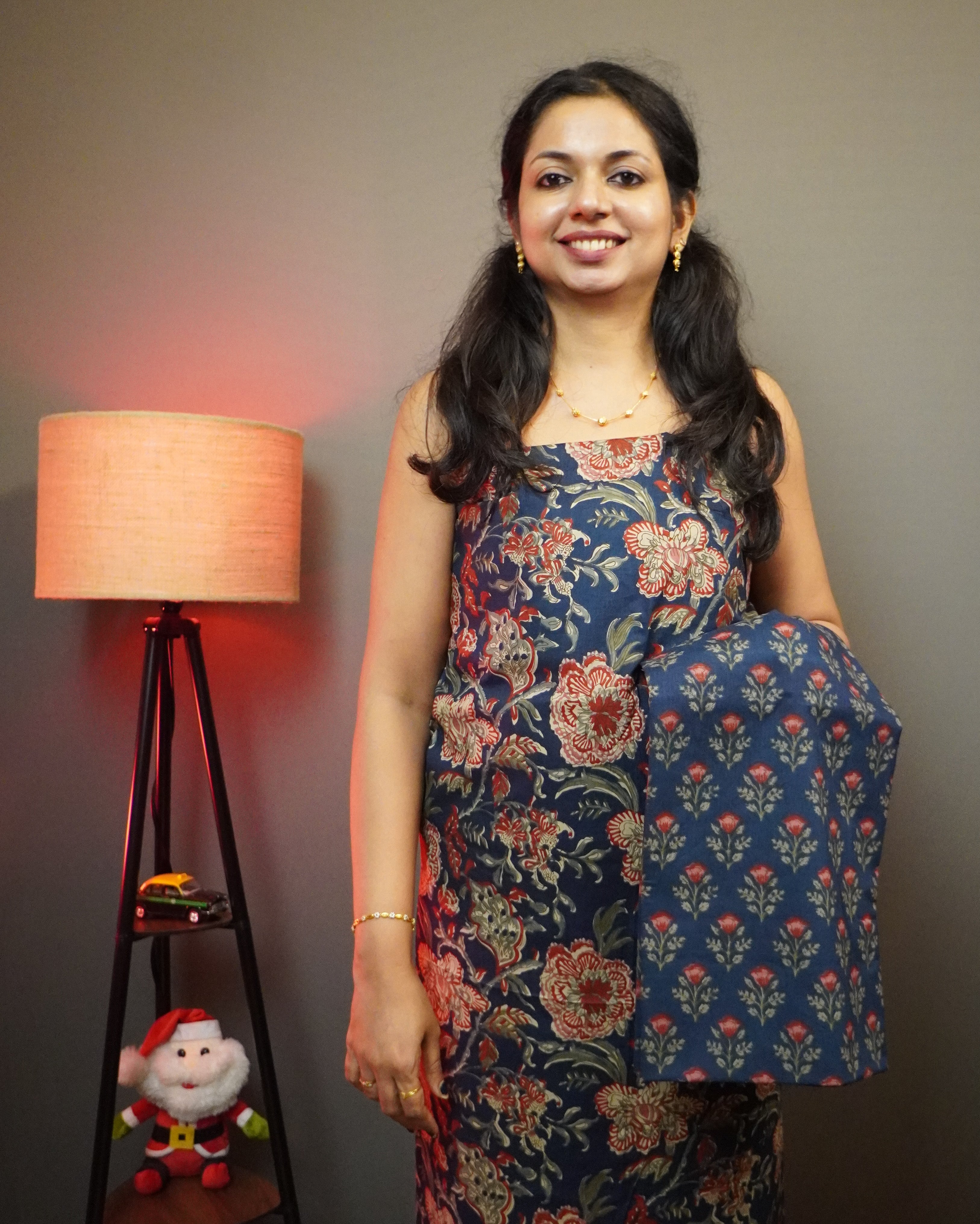 Cotton 2 Piece Unstitched Material- 0013