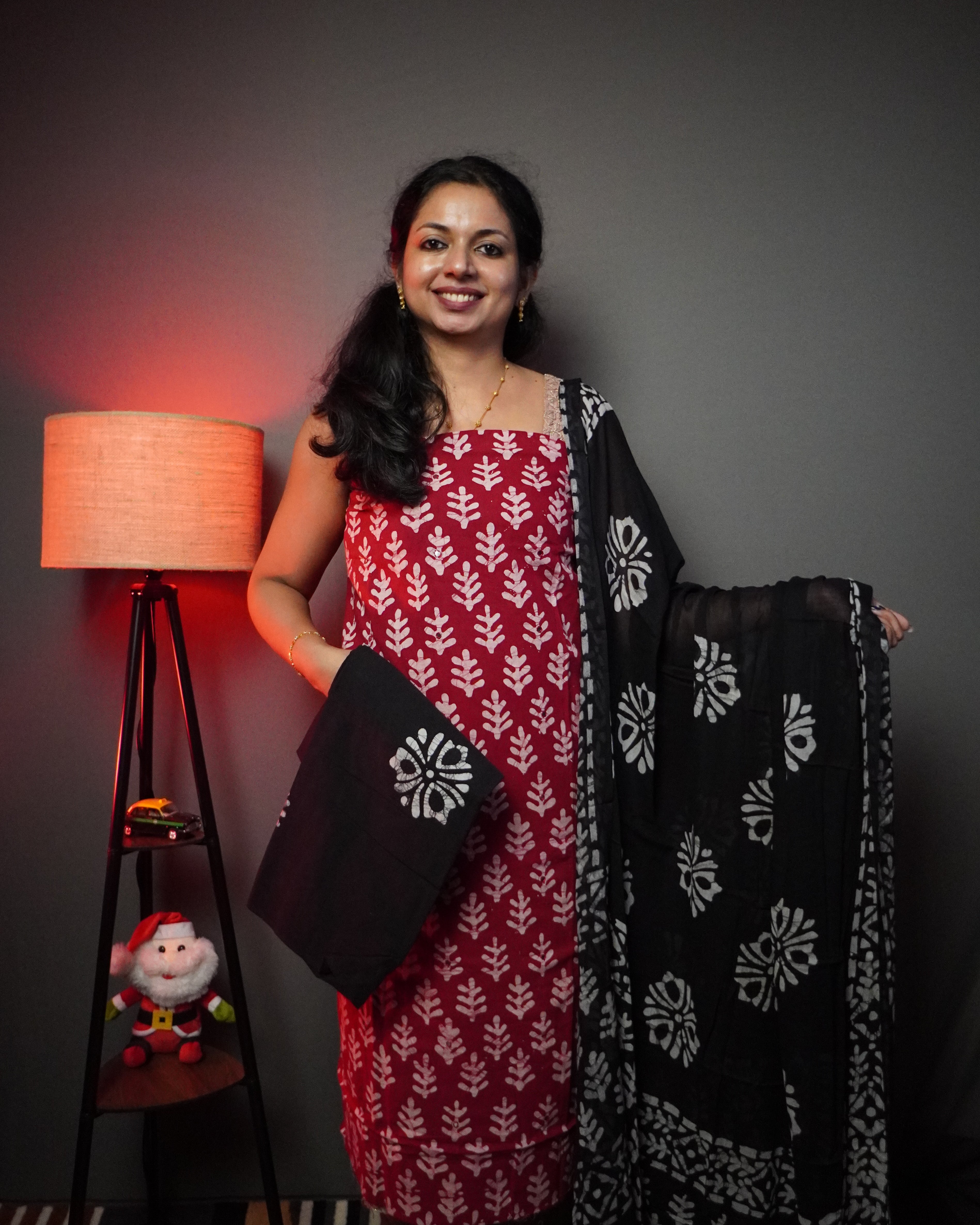 Pure Cotton Unstitched Salwar Set -0019