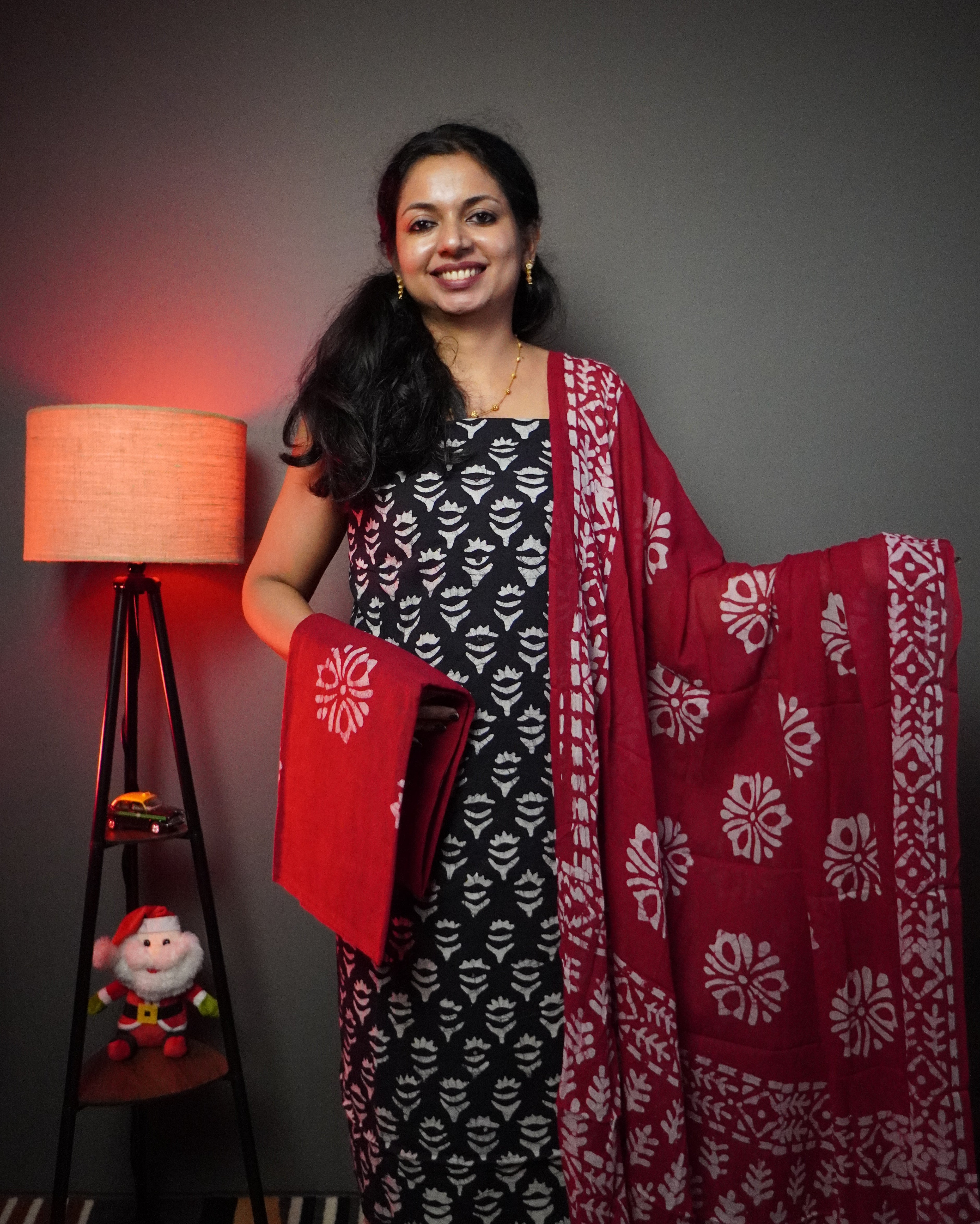 Pure Cotton Unstitched Salwar Set -0019