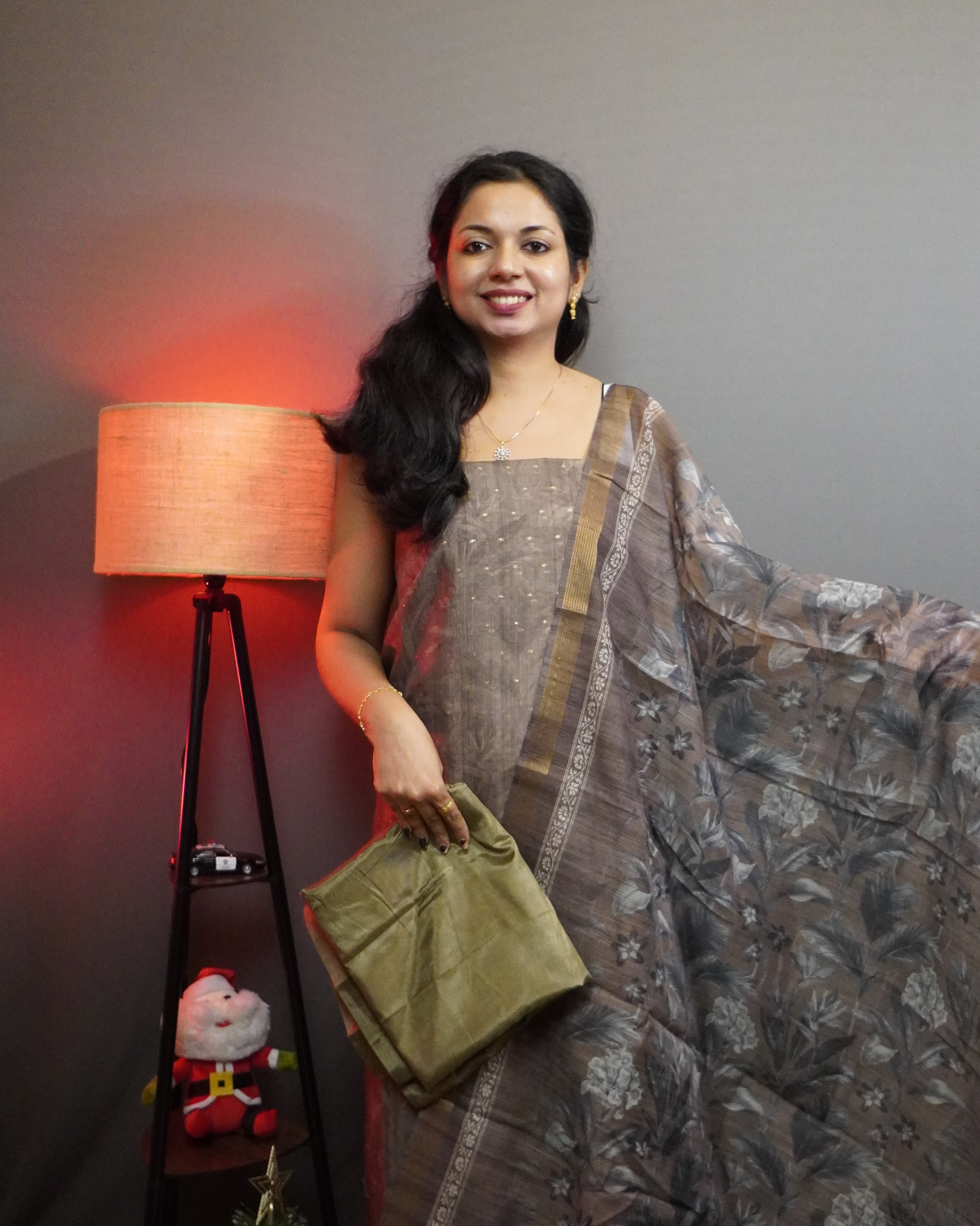 Chanderi Unstitched Salwar Set -0038