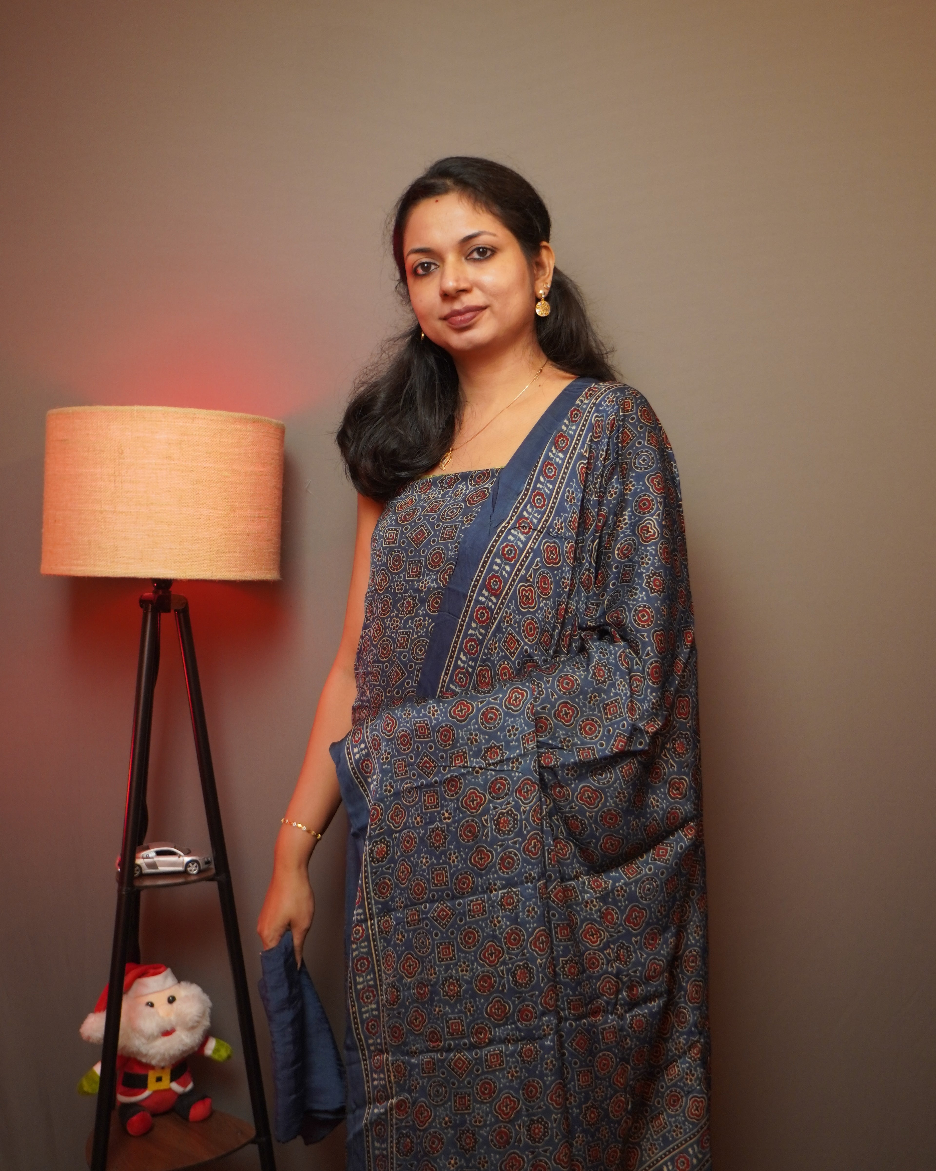 Modal Silk Unstitched Salwar Set -0047